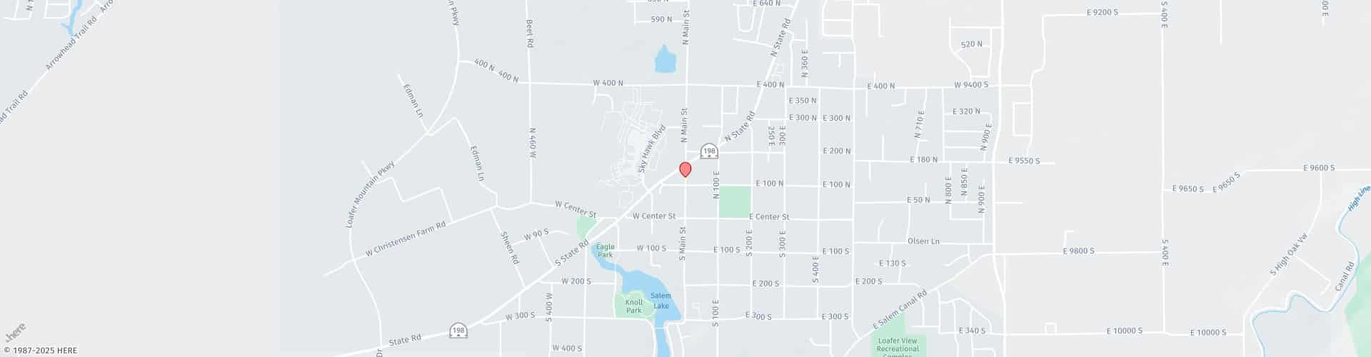 Location Map: 118 N. Main Street Salem, UT 84653