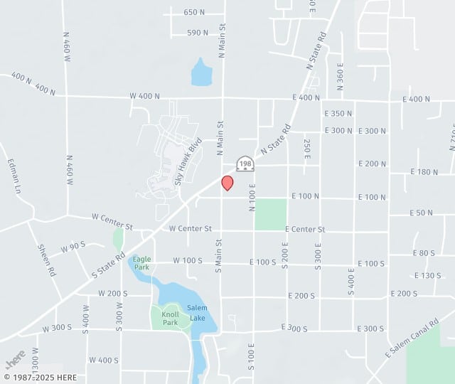 Location Map: 118 N. Main Street, Suite B Salem, Utah 84653