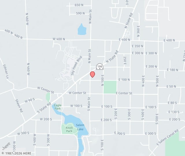 Location Map: 118 N. Main Street, Suite B Salem, Utah 84653